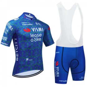 Cykeltøj + Cykelshorts 2024 Jumbo-Visma Lease A Bike Blå